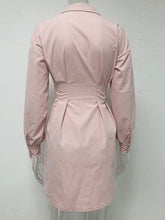 Robe mini à manches bouffantes Harper